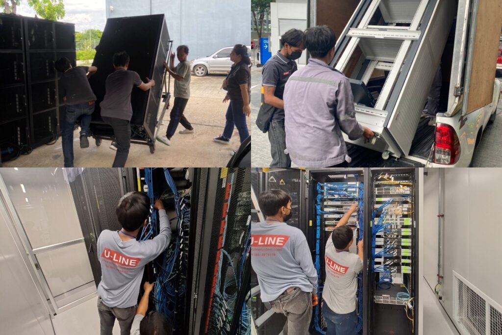 งานขนย้ายตู้แร็ค