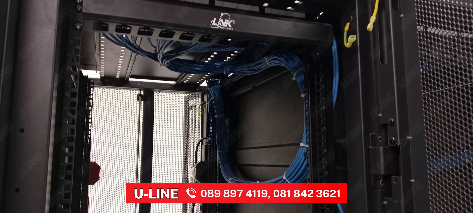 งาน Wiring UTP ห้อง Server สำนักงานย่านถนนเพชรบุรี