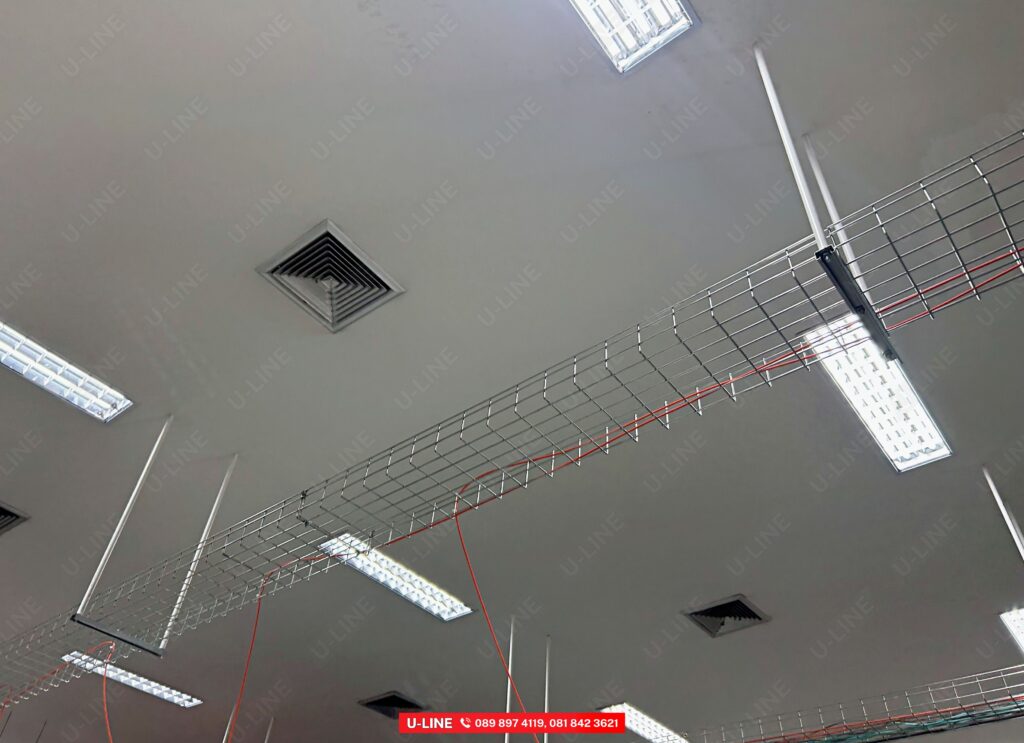 wire mesh basket tray basor installation